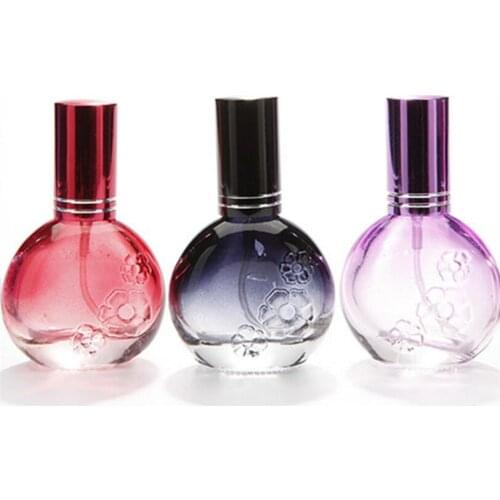 Wholesale 10 ml Round Shape Glass Perfume Bottles Empty Spray Atomizer 10CC Empty Perfume Bottle