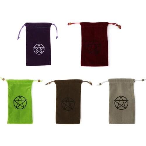 Pentag Tarot orage Bag Board Game Card Embroidery Drawring Paage