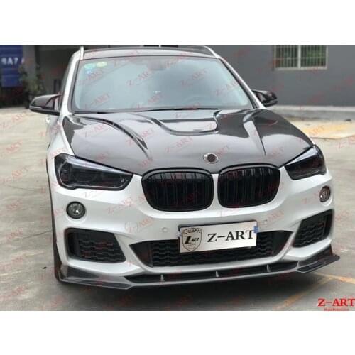 Z-ART carbon fiber front hood for BMW X1 F48 carbon fiber engine bonnet for BMW X1 2017-2019 carbon fiber engine hood