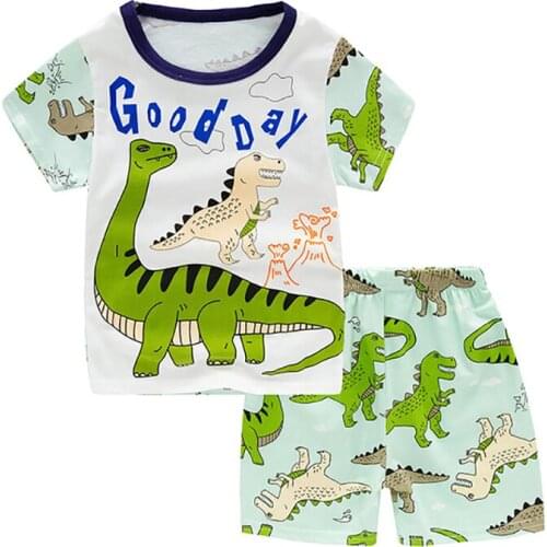 SAILEROAD 2020 New Summer Pajamas For Girls Cute Flamingo Unicorn Pyjamas Set Kids Pijama Infantil Child Homewear Clothes Suits