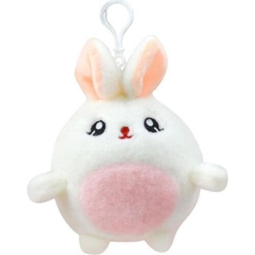 Plush Pendant with Buckle Lovely Design Stuffed Doll Decoration Keychain for Gift 2021New