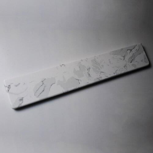 Sample Design Cool Quartz Hand Rest Pad For Mechanical Gaming Keyboard Office House Use Customized Handmade Wrist Keyboard Tray