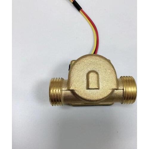 SEN-HZ21WC G 1/2" Brass Copper Nylon Cover DN15 Hall Effect Liquid Water Flow Sensor Switch Flowmeter Meter Counter 1-30L/min