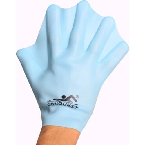Silicone paddle palm webbed gloves swim, adult swim essential to improve the swimming speed diving gloves