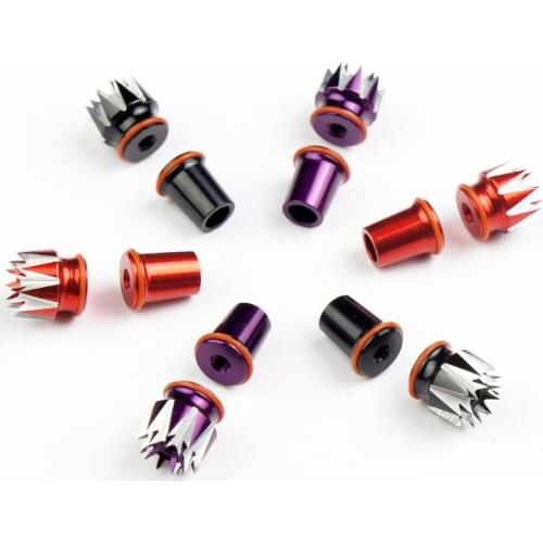 STP 3/4MM Multi-color Thread CNC Gimbal Stick Ends Integrated 3D Non-slip Metal Rocker Head for RC Transmitter Accessories Parts