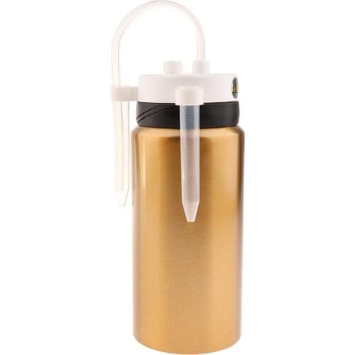 Non Spill Adult Sippy Thermal Cup Elderly Disabled Aid Feeding Drinking Cup, for Bedridden Patient