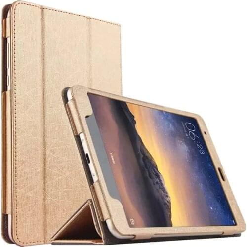 Slim Mangetic Silk Flip Stand PU Leather Cover Protective Funda Capa Case For Xiaomi Mipad 2 3 Mi Pad 2Gen 3Gen Mi Pad3 2 Tablet