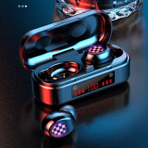 1SET NEW 2020 V7 TWS Wireless Bluetooth Earphones Bluetooth 5.0 earphones Sports Waterproof Headset Gaming earphone