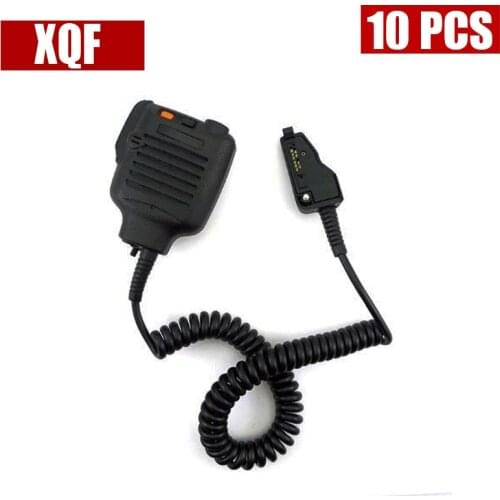 XQF 10PCS Handheld Shoulder Speaker Mic for Kenwood TK280 TK2140 TK385 TK3140 Radio