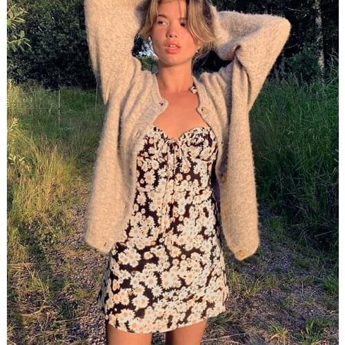 Vestidos mujer verano 2021 Strapless y2k Pleated Women Chiffon Dresses Female Waist Spaghetti Strap Mini Dress Female clothing