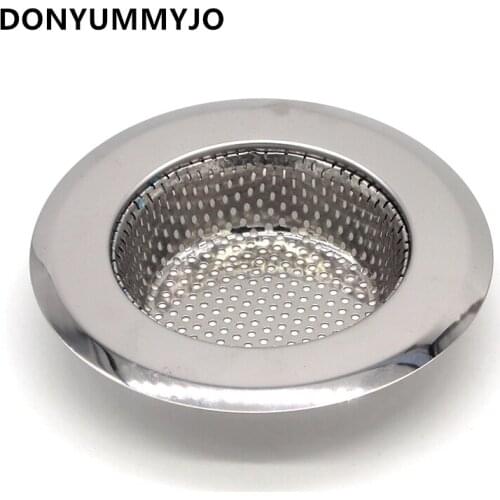 1pc Stainless Steel Round Floor Drain Kitchen Sink Filter Sewer Drain Hair Colanders & Strainers Filter Bathroom Sink 7CM
