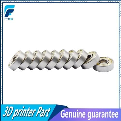 100pcs Double Shielded Miniature High-carbon Steel Single Row 608ZZ ABEC-7 Deep Groove Ball Bearing 8*22*7 8x22x7 mm 608 ZZ