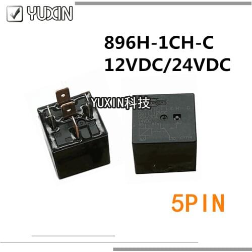 2PCS/LOT 100%Original&New Relay 896H-1CH-C 896H-1CH-C-12VDC 896H-1CH-C-24VDC 896H 1CH C 14VDC 50A / 30A 5PIN
