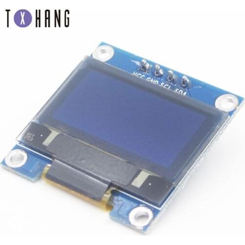 5PCS 0.96" White OLED Board 128X64 OLED LCD LED Display Module For Arduino IIC I2C Communicate SPI Serial DC 3 -5V electronics