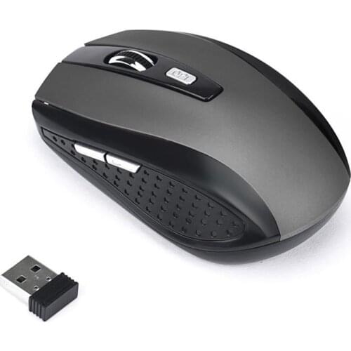 2.4ghz Wireless Optical Mouse With USB Receiver Portable 6 Keys PC Computer Gaming Mice Office Home Notebook Laptop Mouse
