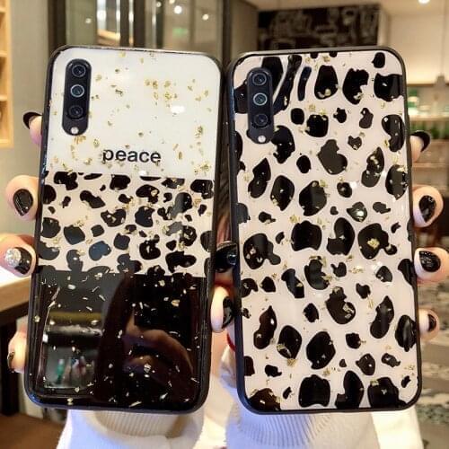 For Xiaomi POCO M3 M2 PRO C3 X2 Case Gold Foil Leopard Phone Cover For Xiaomi POCO X3 NFC For Xiaomi Mi 10T lite Mi 11