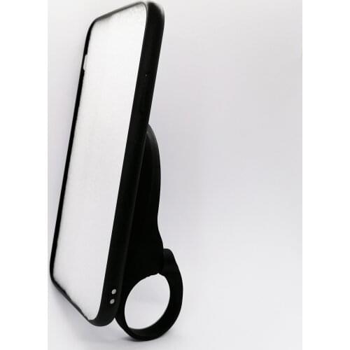 Bicycle Phone Holder with PC TPU Case Bike Handlebar Rail Mount Cell Phone Stand for iPhone 7/8/X/11/11 Pro/12/12 Mini