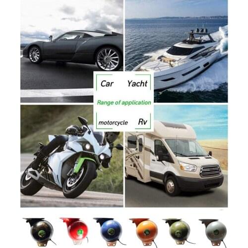 New Style Loud 110DB 8V Electric Snail Air High Pitch Horn For Motorcycles Ships Yachts Trains Whistle Car Accessaries