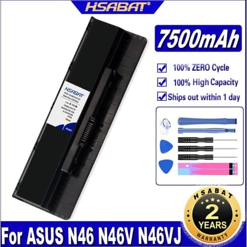 HSABAT A32-N56 7500mAh Battery for ASUS N46 N46V N46VJ N46VM N46VZ N56 N56V N56VJ N56VM N76 N76VZ A31-N56 A33-N56 Batteries