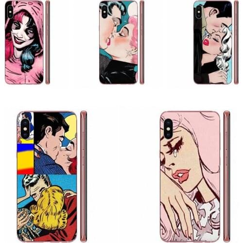 Soft Design Customized For HTC Desire 530 626 628 630 816 820 830 One A9 M7 M8 M9 M10 E9 U11 U12 Life Plus Pop Art Comic