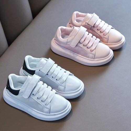 New 2021 Childrens Fashion Sneakers Boys top Brand Grid Shoes Girls pink color Sport Casual Shoes with hook for Summer XZ070