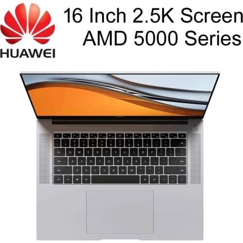 2021 New Arrival HUAWEI MateBook 16 Laptop 16 Inch 2.5K Screen AMD R7-5800H Processor WiFi 6 Type-C HDMI Metal Share Cell Phone