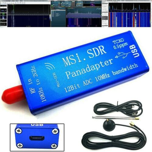 New Broadband Software MSI.SDR 10kHz to 2GHz Panadapter SDR receiver 12-bit ADC Compatible SDRPlay RSP1 SDRUNO