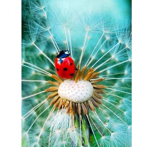 Dandelion Diamond Mosaic Sale 5D Diy Diamond Embroidery Plant Diamond Art Diamond Painting set 2020 Wedding DecorationsZP-1510