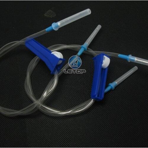 Plastic double head ink needle for printer ink tube