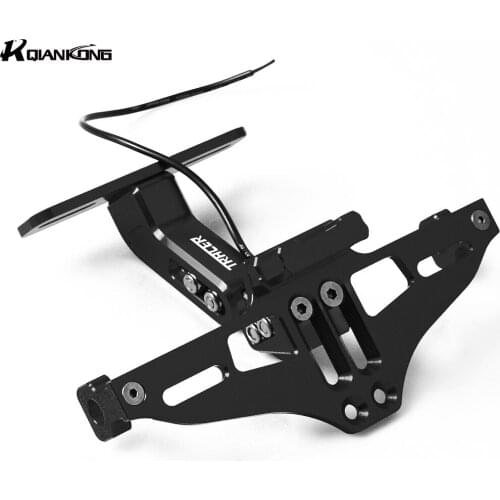 Motorcycle Adjustable License Plate Bracket Licence Plate Holder Frame Number Plate For Yamaha TRACER 900 2014 2015 2016 2017