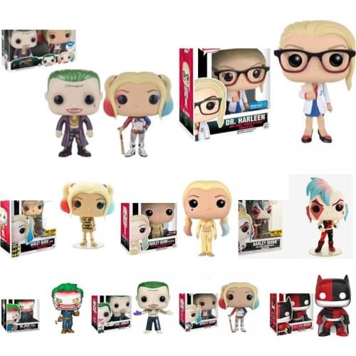 Suicide Squad series Super Heroes The Joker Harley Quinn 135#108#Collection Model Action Figure Toy Children Doll Toys