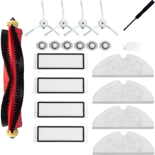 Replacement Accessory Set Mop Cloths Rags Roller Main Brush HEPA Filter for Xiaomi Roborock S5 MAX S6 Pure S6 MaxV Spare
