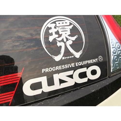 Car Styling Vinyl Decals Motorcycle Body Auto Window Tail Stickers for Japanese Spoon Sports