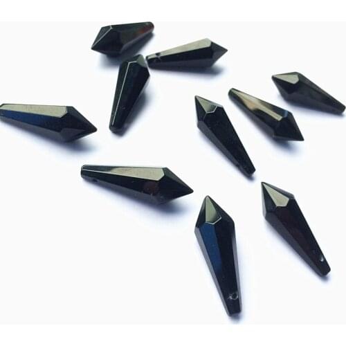 10Pcs/lot 36mm Sparkle Crystal Glass Chandelier Icicle Drops , Crystal Lamp Parts, Crystal Glass Lighting Pendants