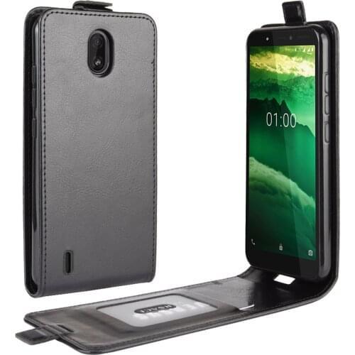 10pcs/lot Flip PU Leather Wallet UP and Down Phone Case For Nokia 1.3 C1 Back Cover
