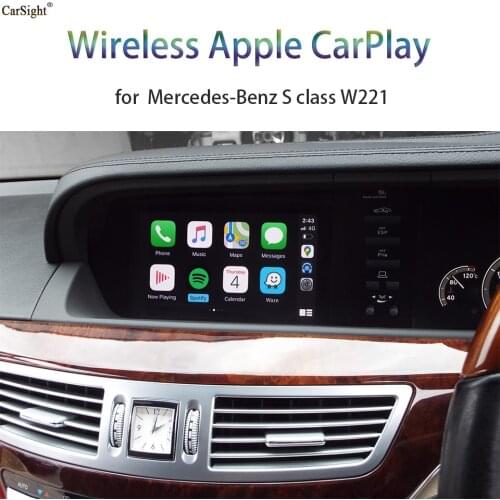 Car Video Interface with Apple CarPlay for Mercedes NTG3.5 S class W221 Phone Mirroring Android Auto Update Module