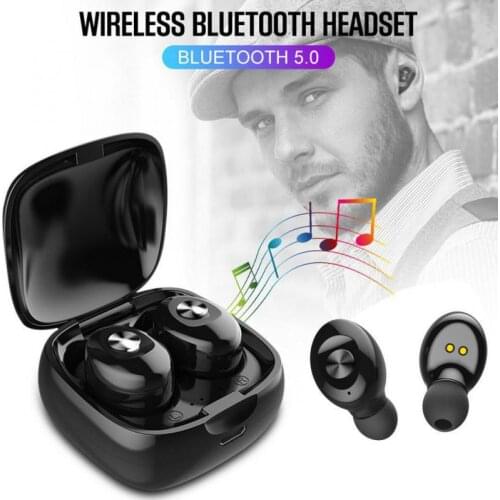 XG-12 Mini True Wireless Headset Bluetooth Earphones Sports Twins Earbuds Earpiece In-ear HandsFree Mic For IPhone PK A2 A6 X18