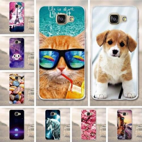 Case For Samsung Galaxy A5 2016 A510F 5.2 inch Cover 3D Patterned Soft TPU Silicone Cover For Samsung A5 2016 Phone Case Coque