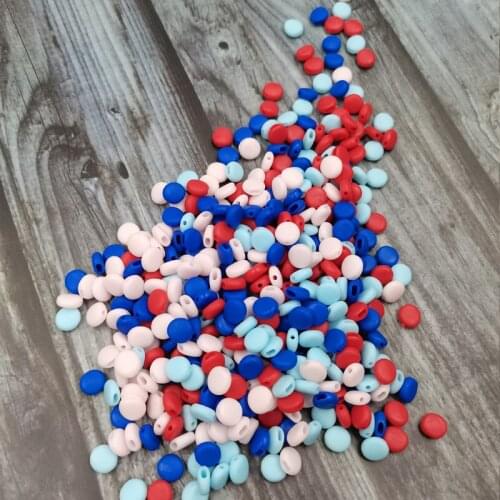 Colorful Plastic Anti-slip Flat Spiral Buckle Adjustable Beads Mask Buckles Drawstring Button Elastic Band Ear Cord Accessories