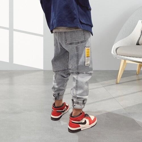 Kids Pants Girls Toddler Boys Jeans Thick Children Jeans for Boys Jeans Kids Boy Casual Denim Pants Toddler Kids Clothing 5-14Y