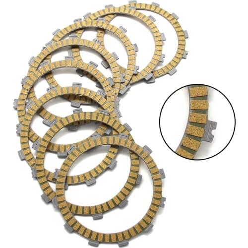 Motorcycle Friction Clutch Discs For Yamaha WR250Z YZ250 E/F/G/H/J/L/M/N/P/R/S /T/V/W/X/Y/Z/A/B/D/E/F/G (2T) OEM:3XK-16321-00 8