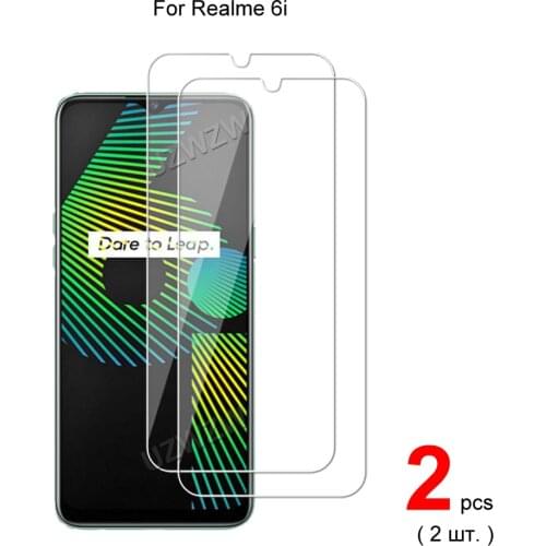 For Realme 6i Explosion Proof 2.5D 0.26mm Tempered Glass Screen Protector Protective Glass Film Guard