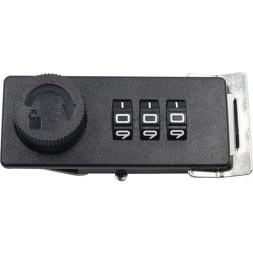 Anti Theft Password Lock 3 Digit Combination Dial Lock Mini Drawer Cabinet Wardrobe Security Strongbox Safe Box Code Locker