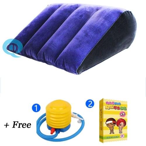 Inflatable Love Pillow Sex Wedge Position Cushion Sexy Gift Furniture Wedge Adult Magic Love Games Toys Couples Pillow