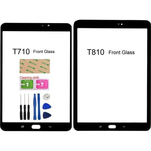 For Samsung Galaxy Tab S2 8.0 T710 9.7 T810 (No LCD Touch Screen) Front Glass Screen Panel Assembly Parts