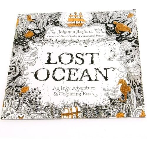 Lost Ocean Drawing Coloring Book Graffiti Books Adult Painting Children