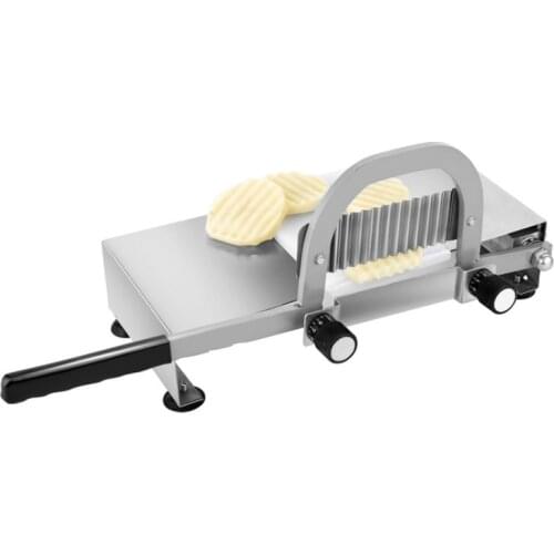 Manual Spike Corrugated Wave Cutting Machine Slicer Acacia Cutting Machine Cutting Potato Radish Cucumber Corrugating Cutting Ma