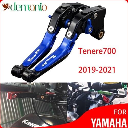 Handle Brake Clutch Motorcycle Accessories Folding Brake Clutch Levers For YAMAHA Tenere 700 2019 2020 2021 Tenere700 TENERE