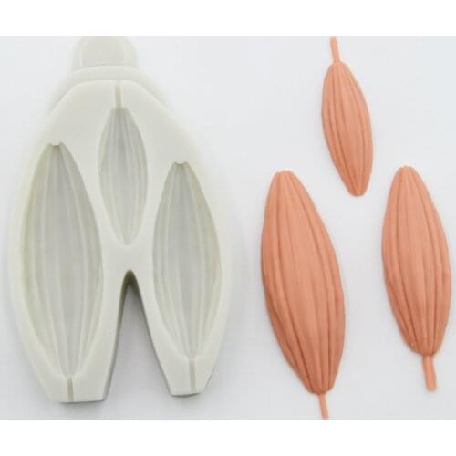 New Lily Pattern Fondant Cake Silicone Mold Chocolate Candy Mold Cake Decorating Tools DIY Cake Baking Tools Wedding Decoration