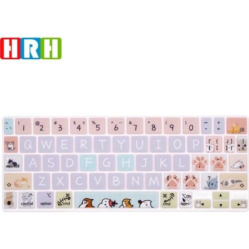 HRH astronaut/Little cat Silicone Keyboard Cover Skin for iPad Pro 11 Inch Magic Keyboard(2nd Generation) 2020 Model Accessories